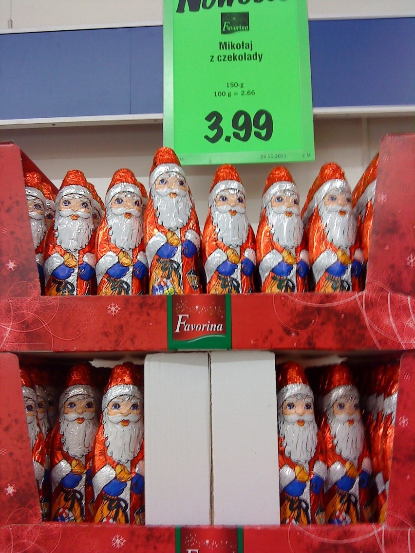 Mikołaje w Lidlu już czekają