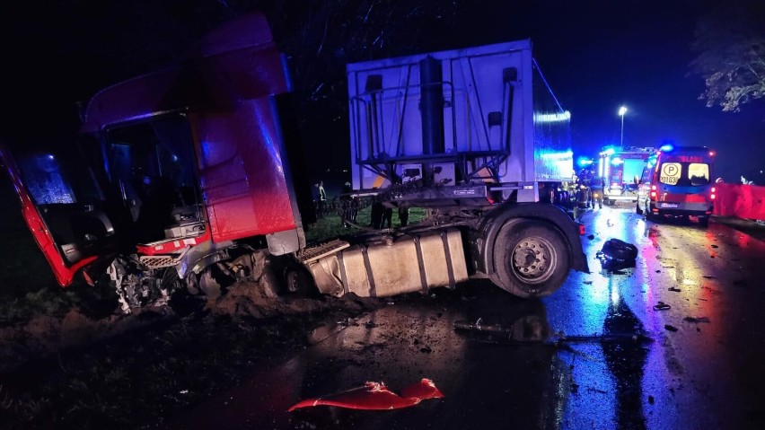 Tragiczny wypadek w gminie Blizanów. Zginęły dwie osoby