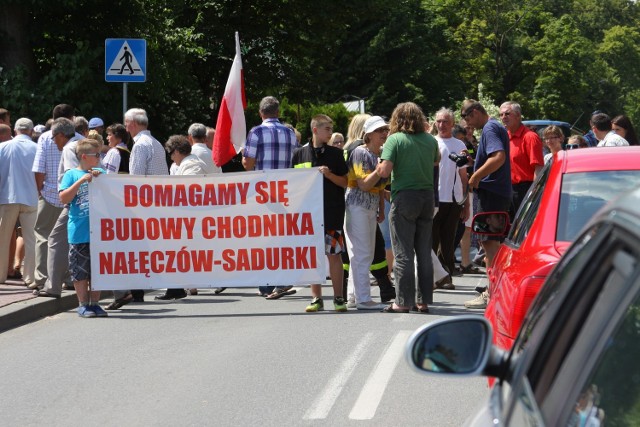 Nałęczów: Zablokowali ruch bo żądają obwodnicy