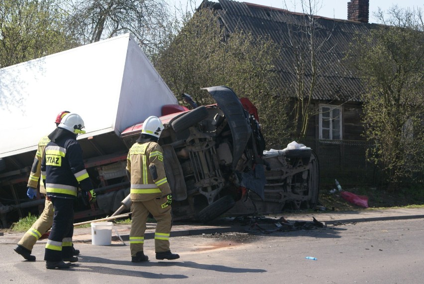 Wypadek w Skarszewie pod Kaliszem