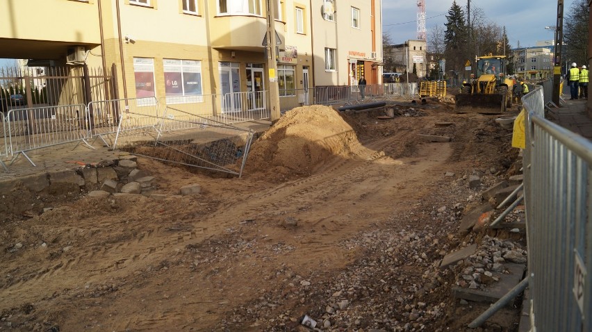 Trwa przebudowa ulicy Chodkiewicza w Bydgoszczy [zobacz zdjęcia] 