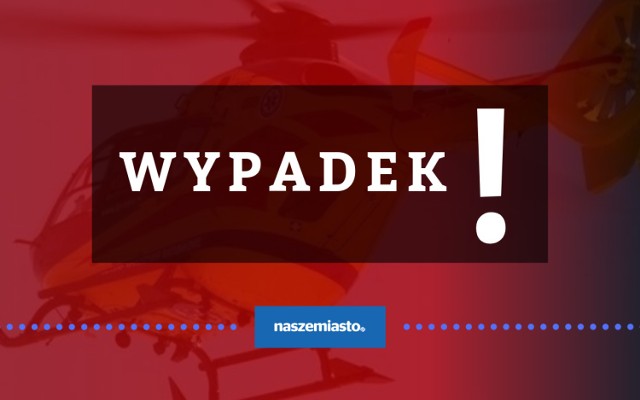 Groźny wypadek w Korbielowie, na miejscu lądował śmigłowiec LPR