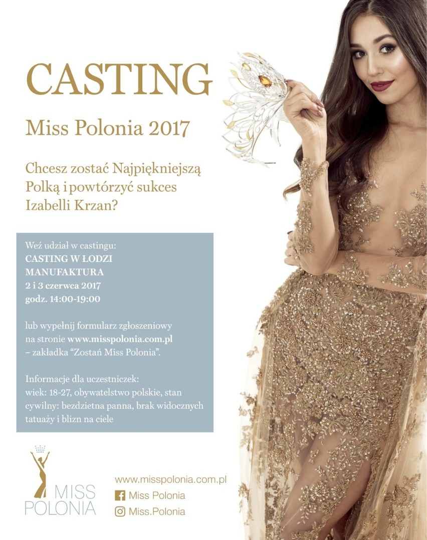 Casting do konkursu Miss Polonia Województwa Łódzkiego 2017