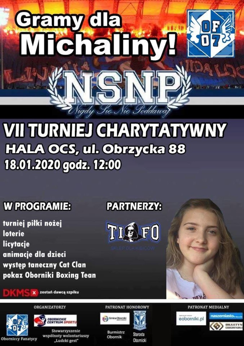 Turniej charytatywny dla Michaliny Maksymowicz