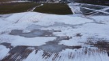Pierwsze zalewisko w pow. olkuskim. Woda zapełnia dawne wyrobisko kopalni piasku w Bolesławiu. Powstanie jezioro? Zobacz zdjęcia