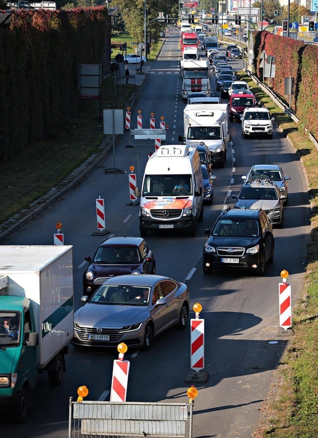 Prowadzone inwestycje na północy Krakowa powodują duże utrudnienia w ruchu