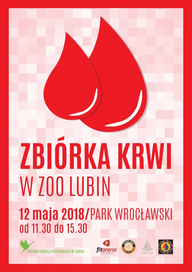 Zbiórka krwi w parku Wrocławskim w Lubinie. Przyjdź i pomóż potrzebującym!