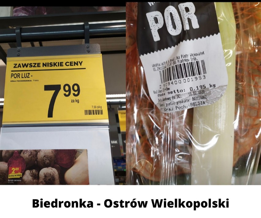 Zagraniczne produkty oznakowane jako polskie. Agrounia podnosi alert w marketach, także tych w Ostrowie Wielkopolskim