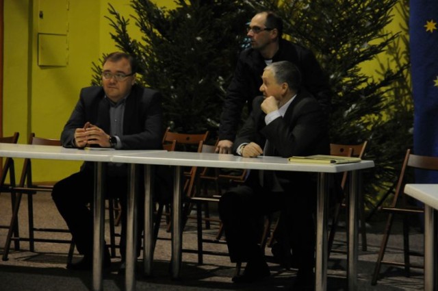 ZSR Grzybno spotkanie z przedstawicielami Rady Powiatu w Śremie [8 stycznia 2015]