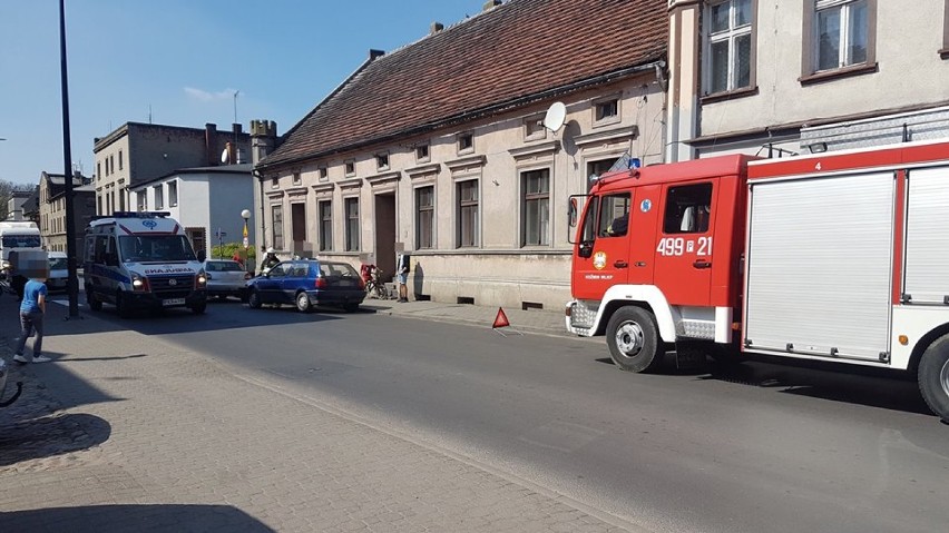 Kolizja drogowa w Koźminie Wielkopolskim na ulicy Pleszewskiej [ZDJĘCIA]