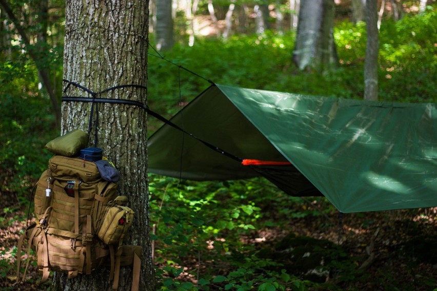 Można zanocować w lesie na terenie powiatu wejherowskiego. To atrakcja dla miłośników bushcraftu i survivalu