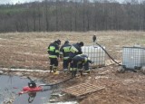 Akcja chemiczna strażaków w miejscowości Ostojów [zdjęcia]