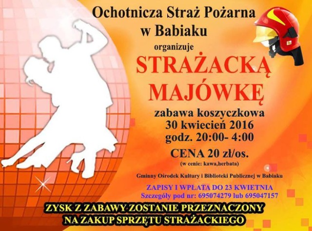 OSP w Babiaku organizuje strażacką majówkę