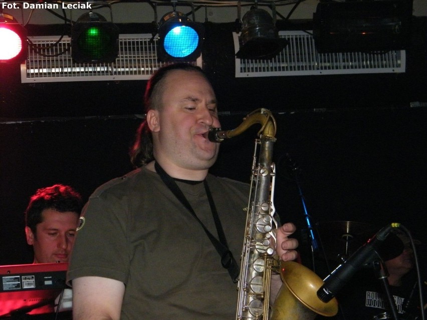 Saksofonista zespołu Daab. Fot. Damian Leciak
