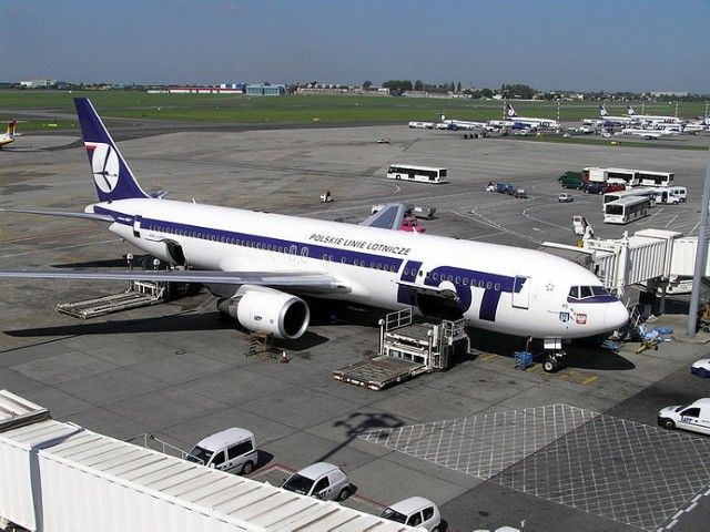 Boeing 767 &quot;Poznań&quot; w 2006 roku.