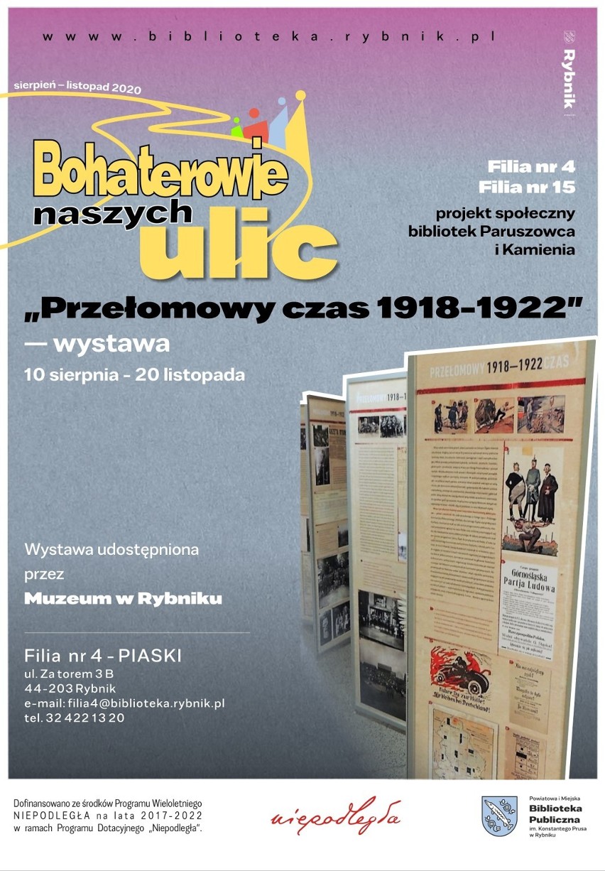 "Bohaterowie naszych ulic". Mieszkańcy Paruszowca i Kamienia poznają patronów swoich ulic