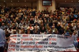 Burzliwe konsultacje w sprawie CPK w Kaliszu. Uczestnicy spotkania jasno wyrazili swoje stanowisko. ZDJĘCIA