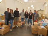 Śmigiel. Transport darów z Francji dla uchodźców z Ukrainy