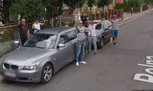 Zobacz też CZĘŚĆ PIERWSZA GALERII - Głogowianie na zdjęciach Google Street View