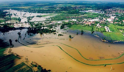 Wrocławskie osiedle Kozanów także teraz - podobnie jak w 1997 r. - ucierpiało najbardziej