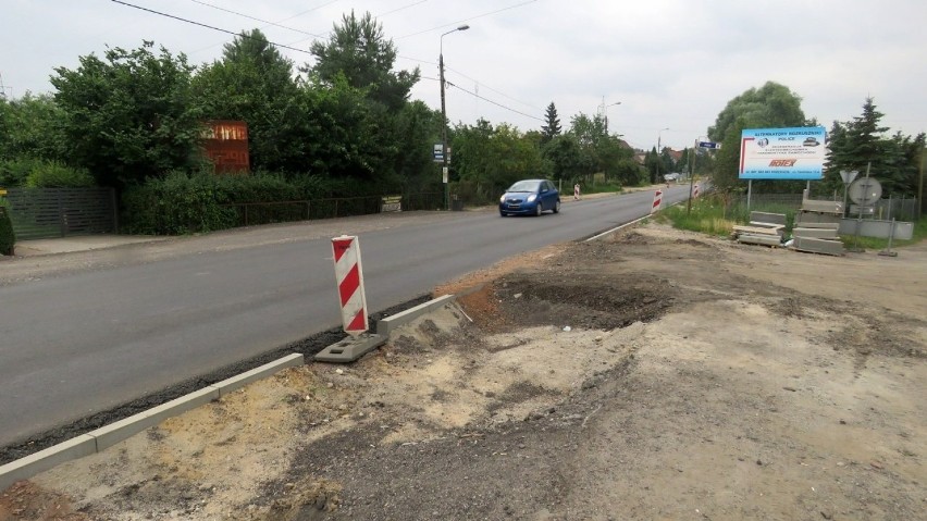 W Przęsocinie trwa przebudowa drogi z Polic do Szczecina 