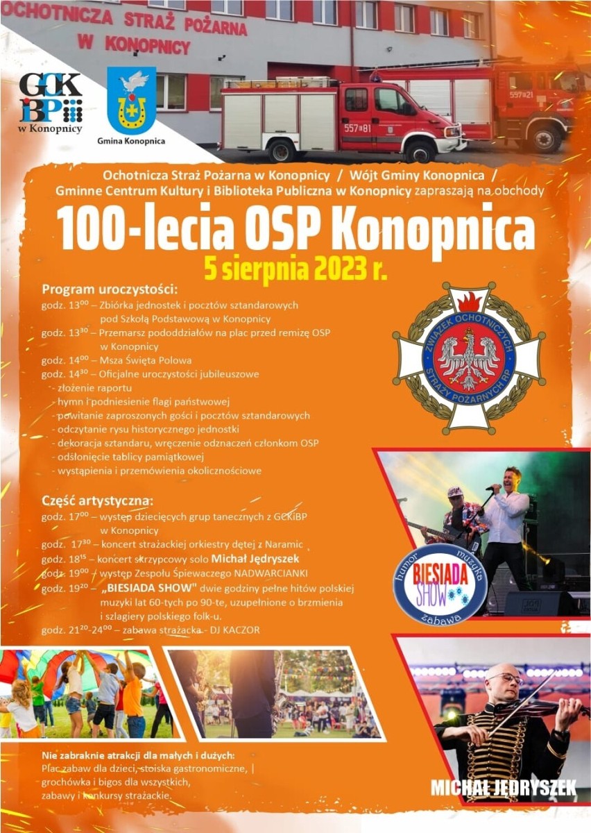 Jednostka OSP Konopnica świętować będzie 100-lecie istnienia 