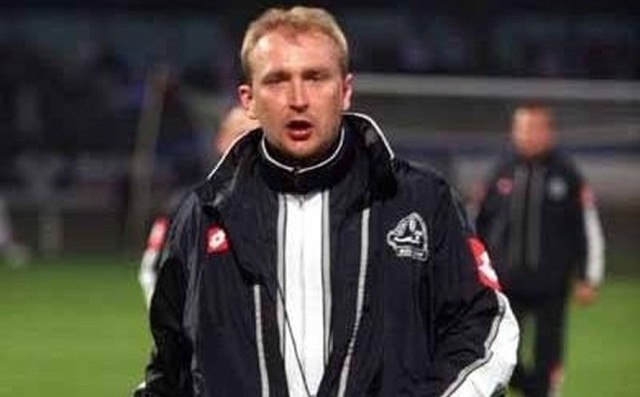 Adam Domaradzki jeszcze z czasów pracy w Stali Rzeszów, w 2005 roku.