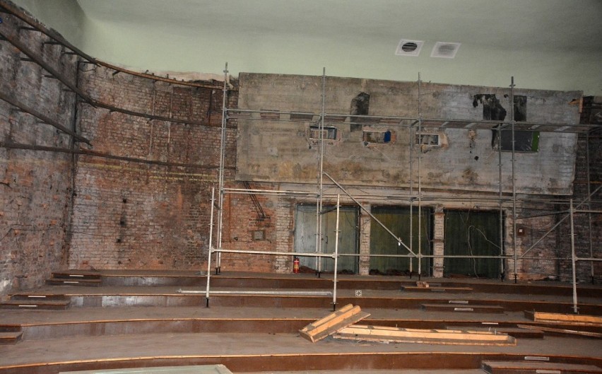 Trwa remont sali Wodzisławskiego Centrum Kultury