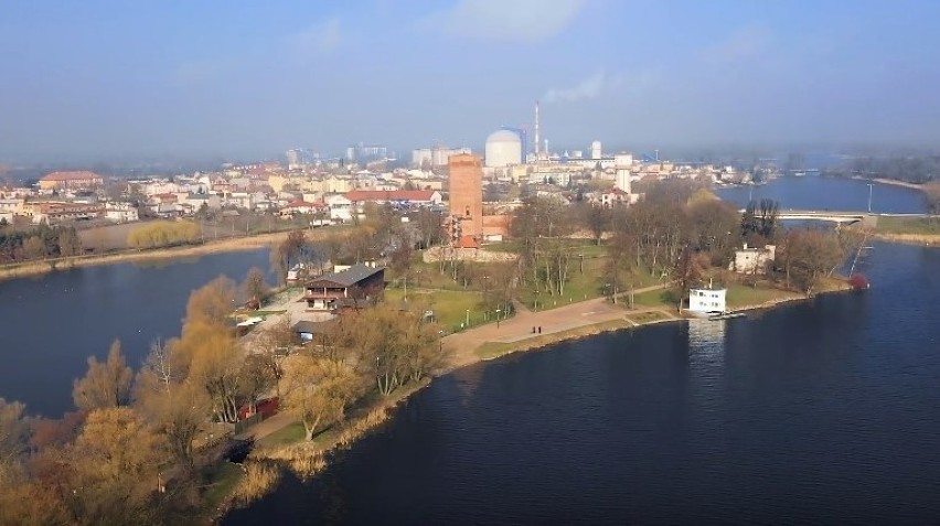 Pan Mikołaj stworzył film z drona, na którym przedstawił...