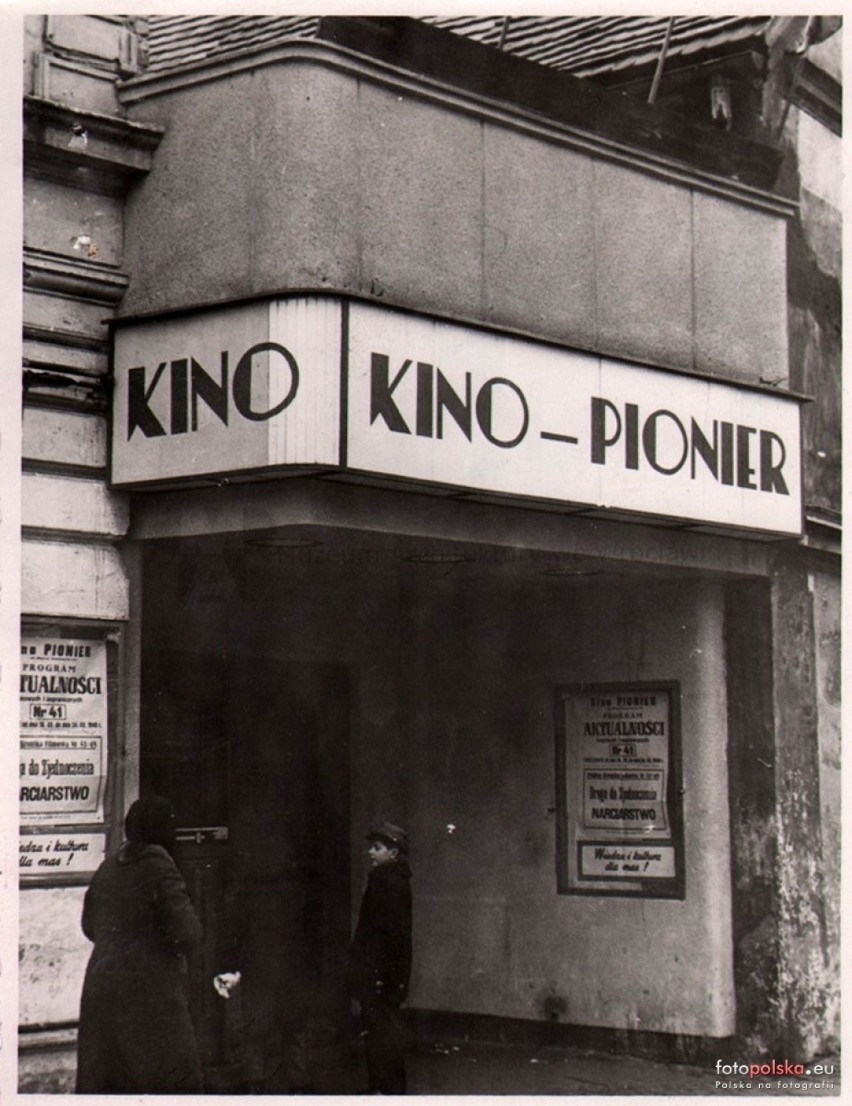 Kino Pionier 14 grudnia 1948. Kino Pionier znajdowało się...