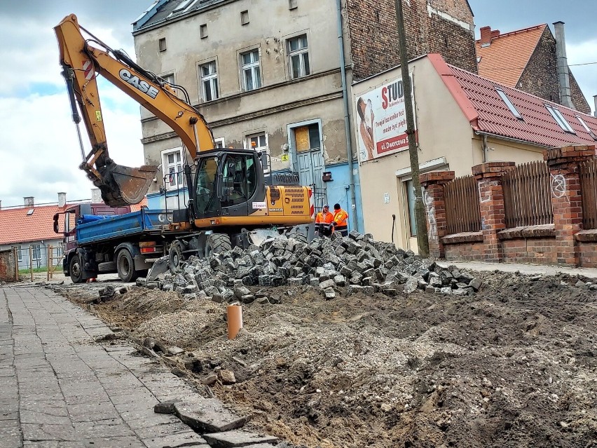 Ruszył remont ulicy Rybackiej w Grudziądzu
