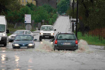 Kluczborska była najbardziej zalaną ulicą w Chorzowie