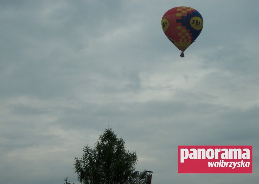 Przelot balonów nad Wałbrzychem