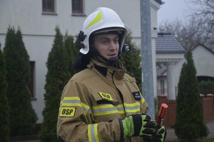 Piękny prezent z okazji jubileuszu. Druhowie OSP Grąblewo...