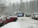 Kilkanaście kolizji i dwa wypadki na drogach powatu. Uważajcie!