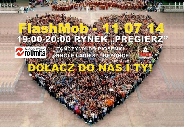 Taneczny flashmob Single Ladies 11 lipca na wrocławskim Rynku