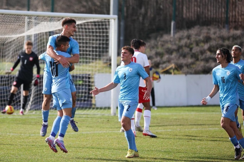 Mecz drużyn U-19 Polska - Izrael na stadionie Garbarni...