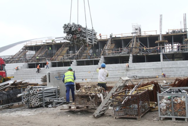 Budowa Stadionu Miejskiego przy al. Unii w Łodzi