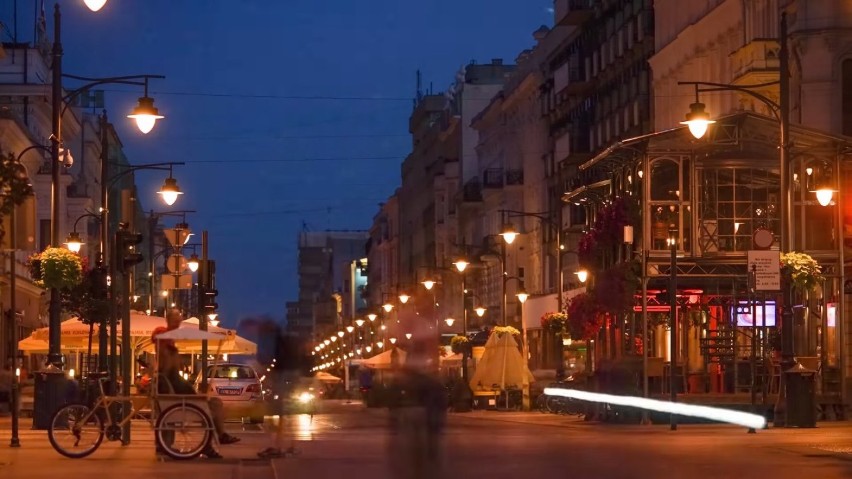 Zobacz jak Łódź zmienia się w ciągu dnia! [FILM]