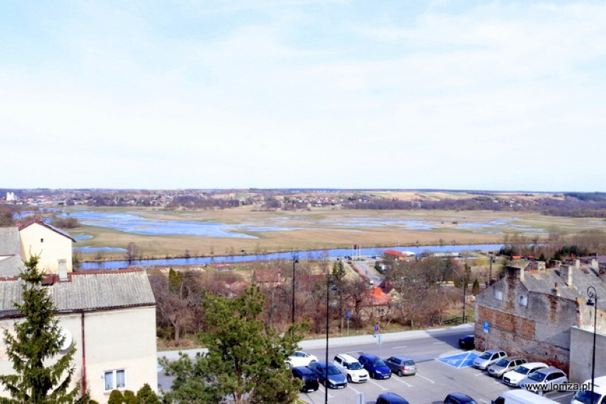 Widok na Narew z przyszłego tarasu