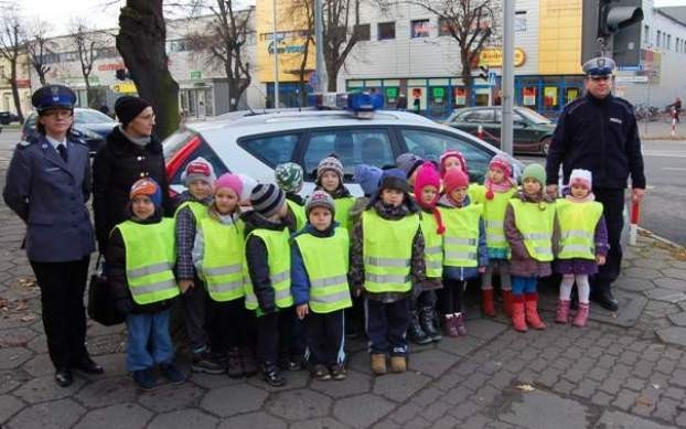 Komenda policji w Kole gościła przedszkolaków