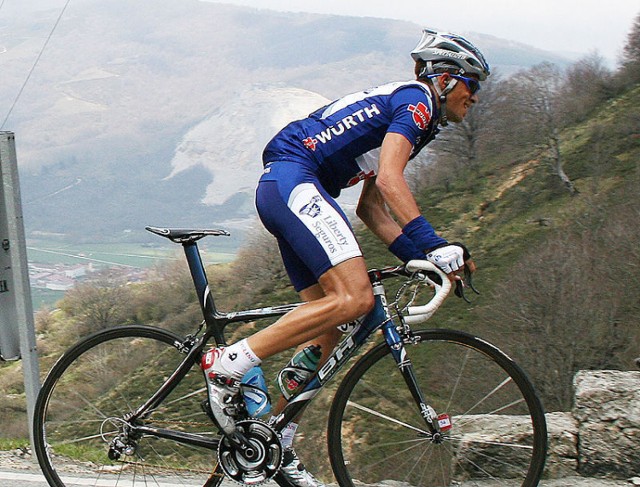 Alberto Contador podczas Vuelta al Pa&iacute;s Vasco 2006
