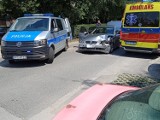W Kielcach policjanci ścigali BMW! Kierowca urządził sobie rajd przez miasto, zderzył się z innym autem