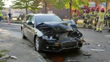 Wypadek na ul. Zielonogórskiej w Opolu. Kierowca najechał na tył busa