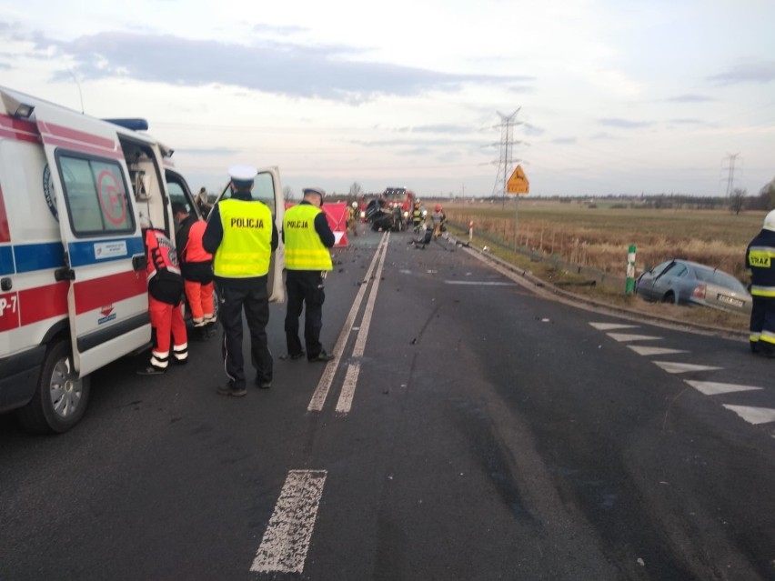 Tragiczny wypadek w Koźniewicach koło Kamieńska. Nie żyją dwie osoby, sprawca był pijany [ZDJĘCIA]