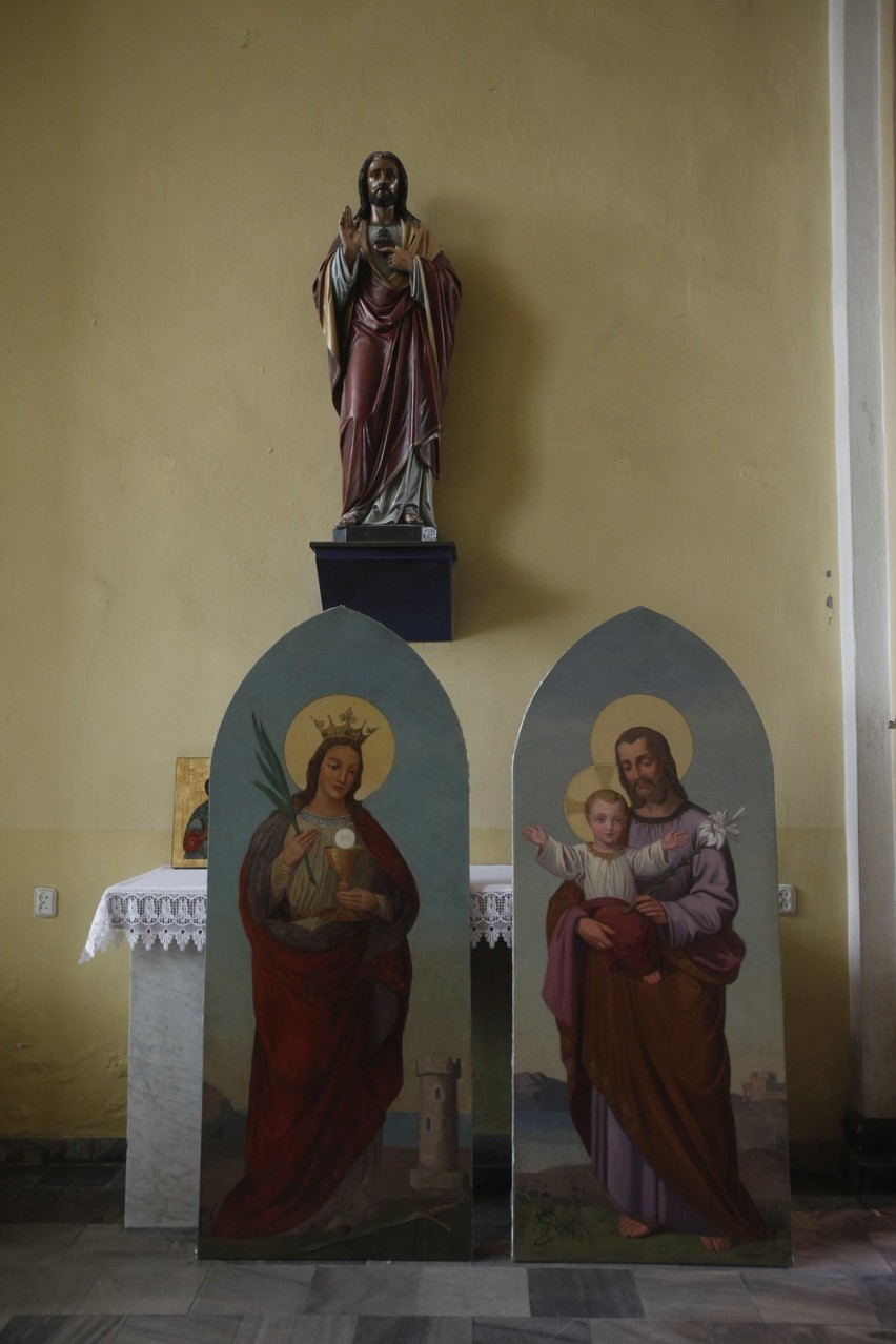 Rekonstruowany ołtarz w kościele św. Augustyna w...