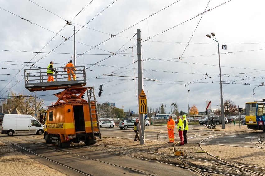 Zerwana sieć trakcyjna w Szczecinie. Były spore utrudnienia dla pasażerów