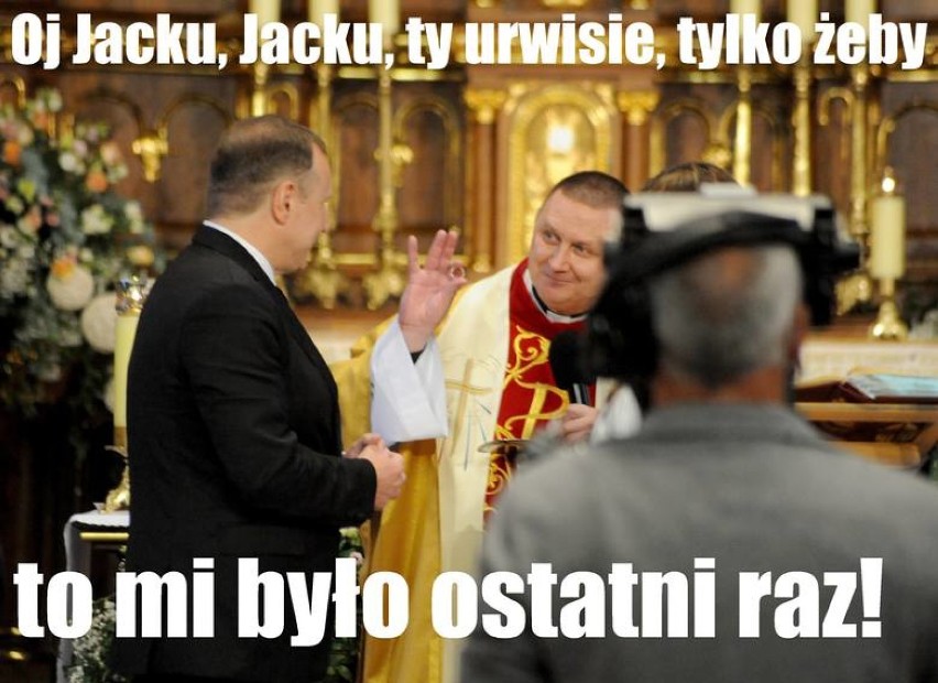 Jacek Kurski wziął drugi raz ślub kościelny MEMY