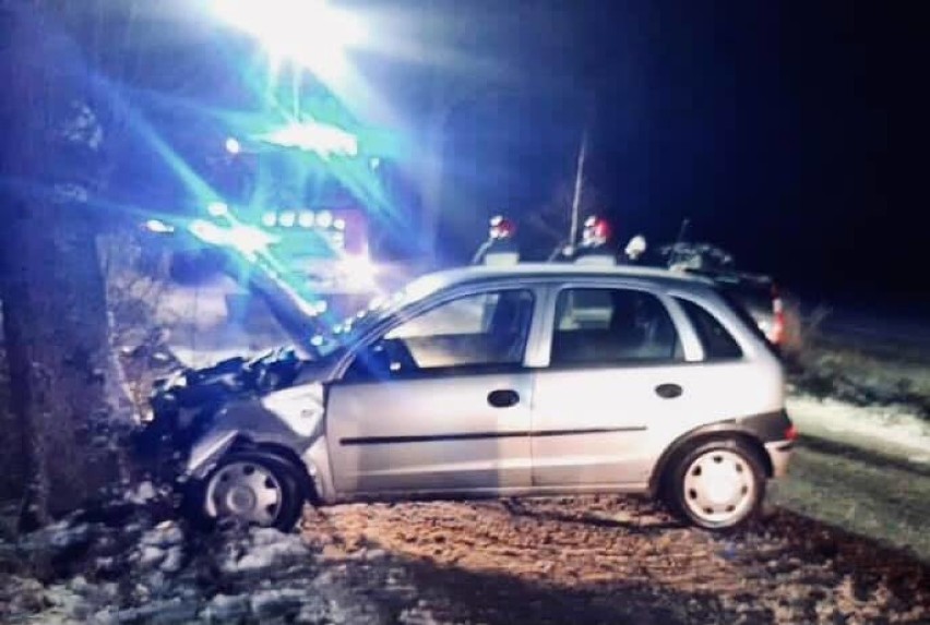 Wypadek na drodze Szydłowo - Skrzatusz