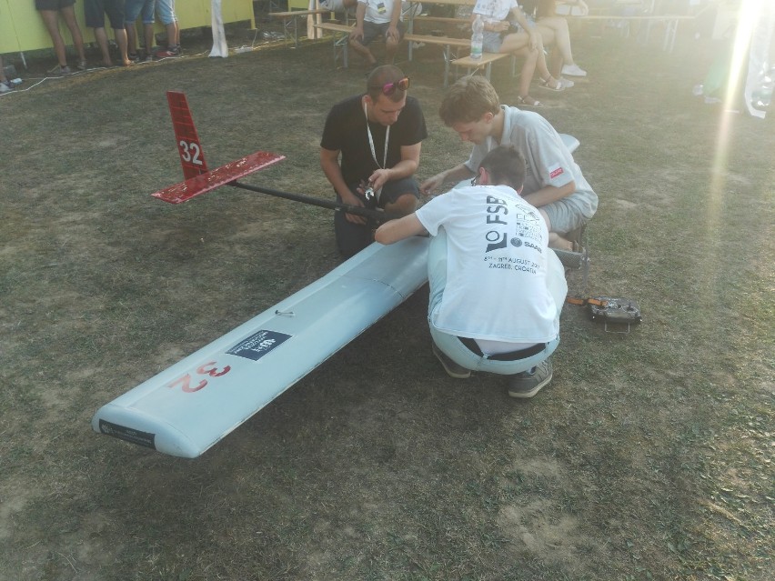 Samolot Politechniki Białostockiej na zawodach w Chorwacji [foto]